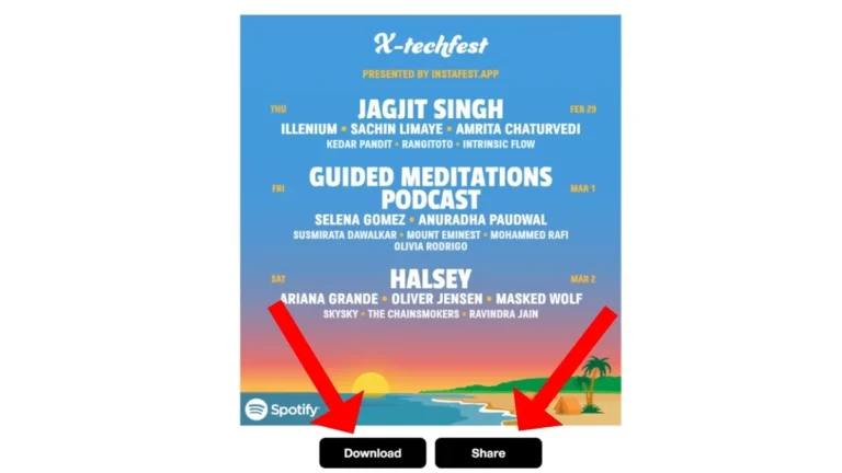 Download or Share Your Festival Poster